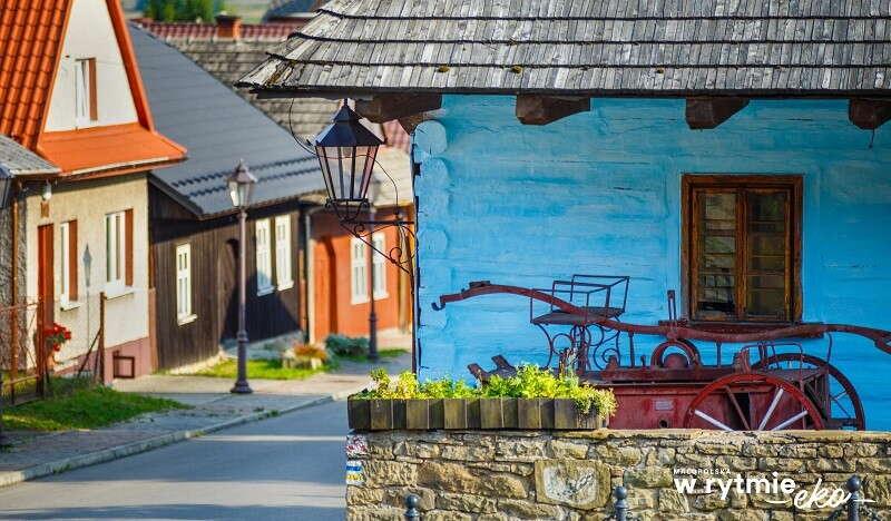 Wooden buildings in Lanckorona